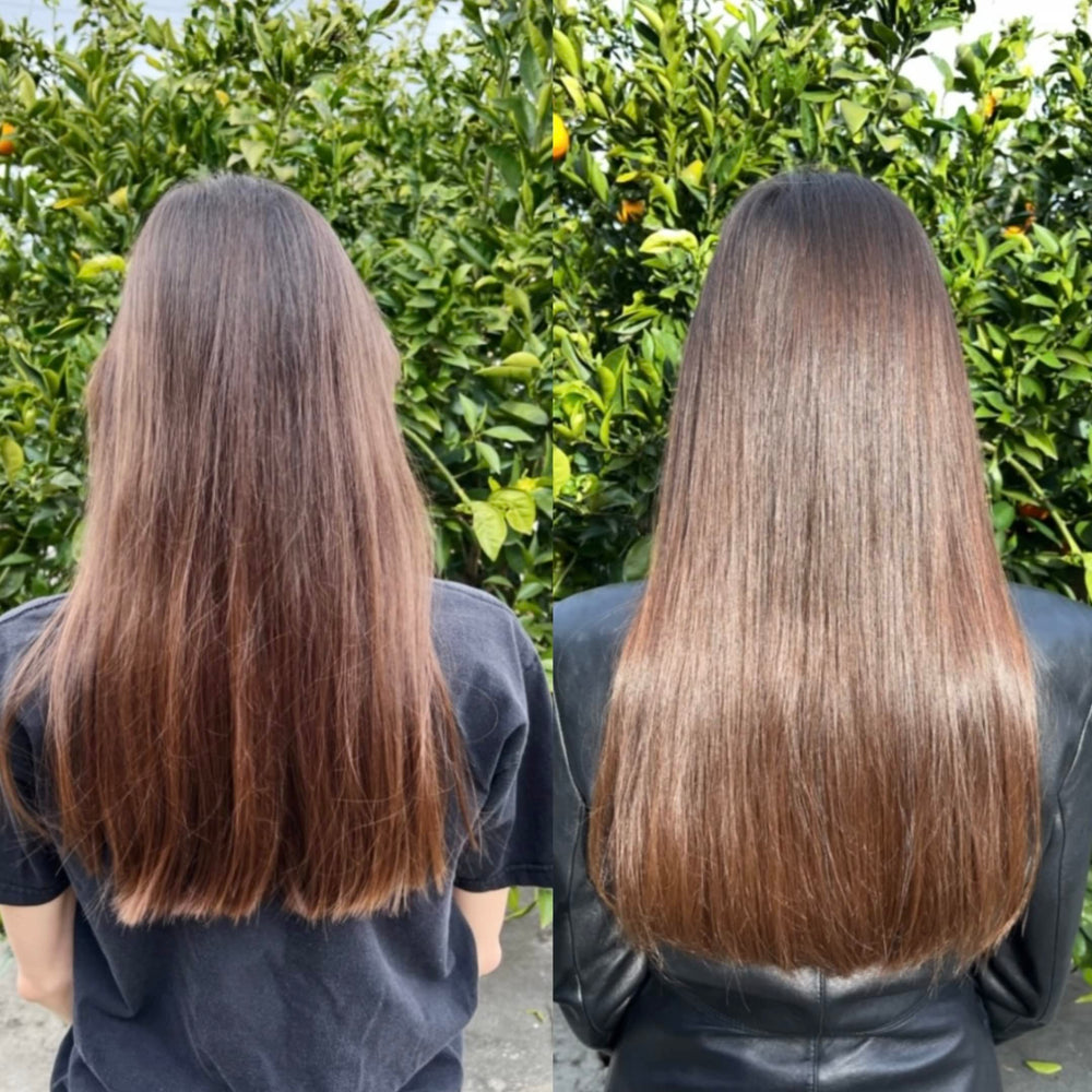Before-wash ritual with the oil softens hair and balances the scalp