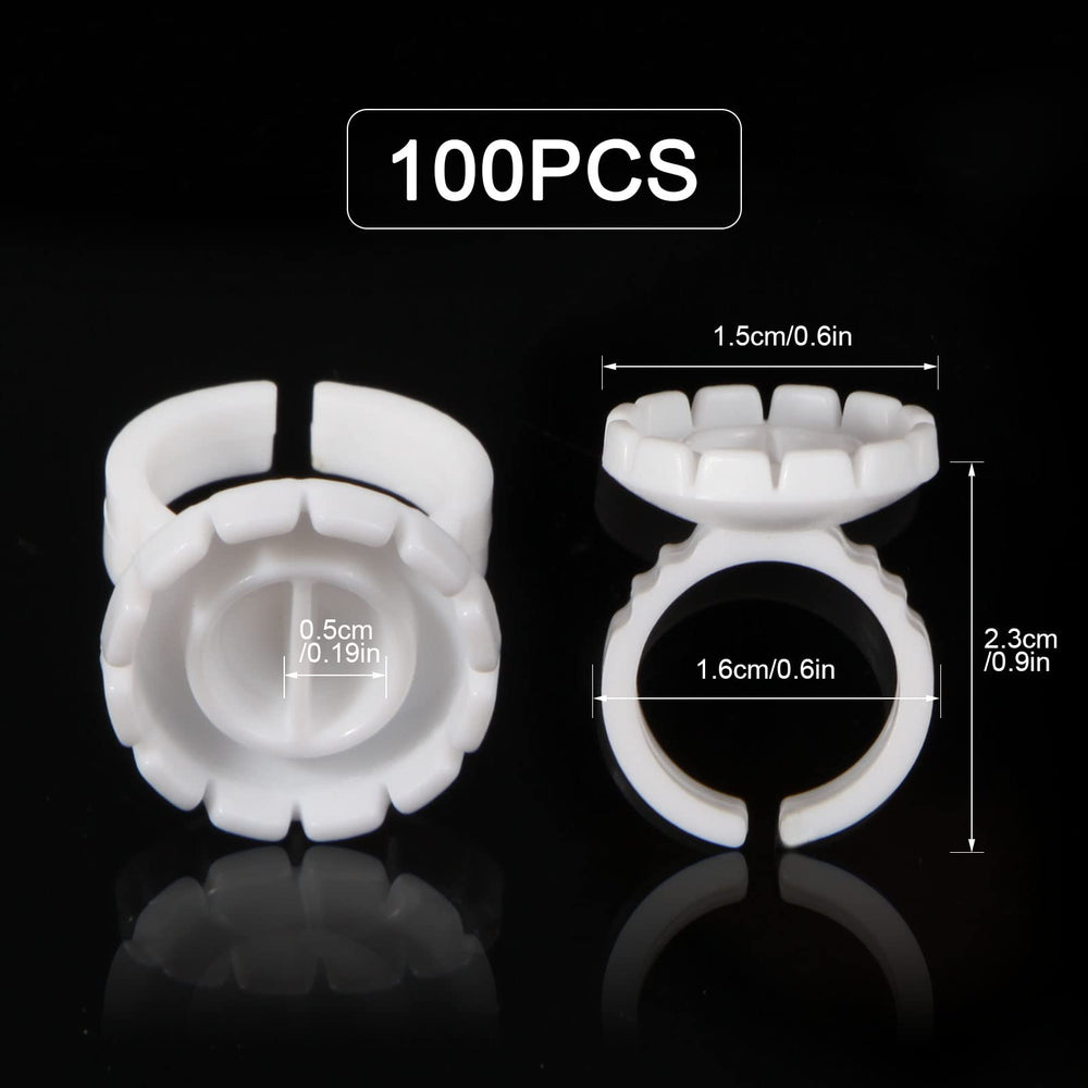 Burboeiy makeup ring caps with adjustable diameter for secure, mess-free application.