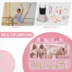 Burskit Ballet Bag with hand strap for easy carry.