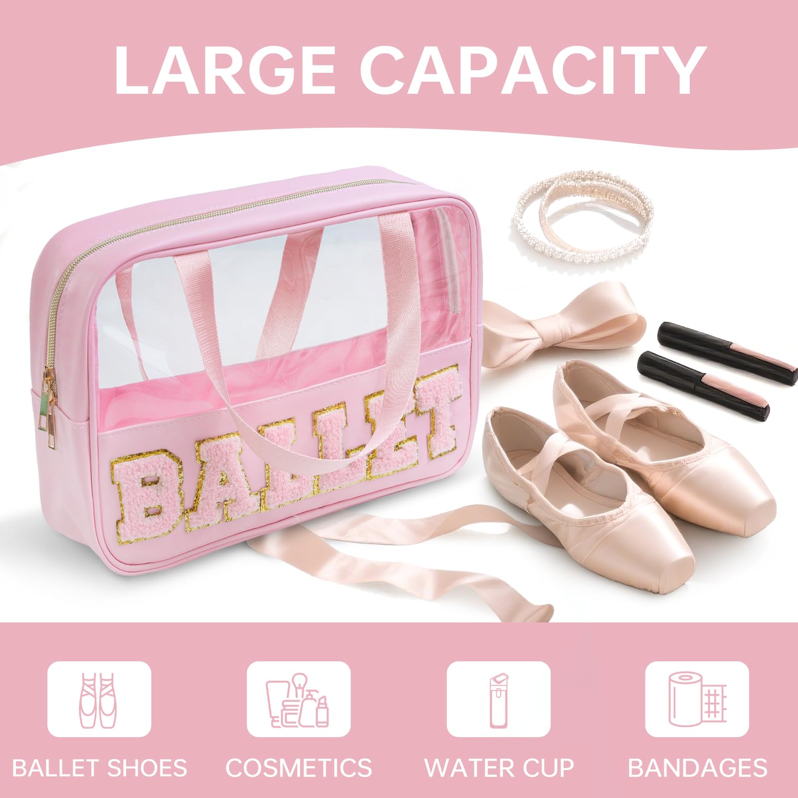 Burskit Ballet Bag versatile pouch for makeup, pencils, and more.