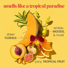 Aroma tropical de Burt's Bees Boosted Body Whipped Butter energiza la rutina.