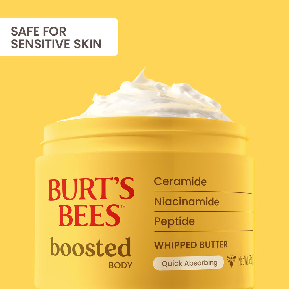 Certificado Leaping Bunny de Burt's Bees Boosted Body Whipped Butter.