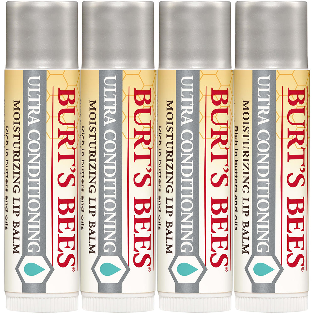 Burt's Bees Fórmula de origen natural que cuida labios sin color añadido.