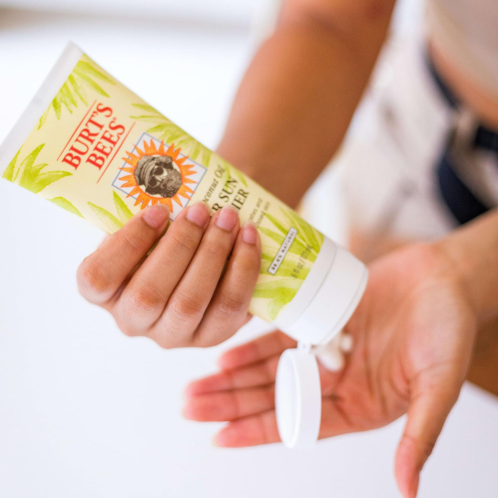 Burt's Bees After Sun Lotion aloe vera emphasis for soothing sun-exposed skin