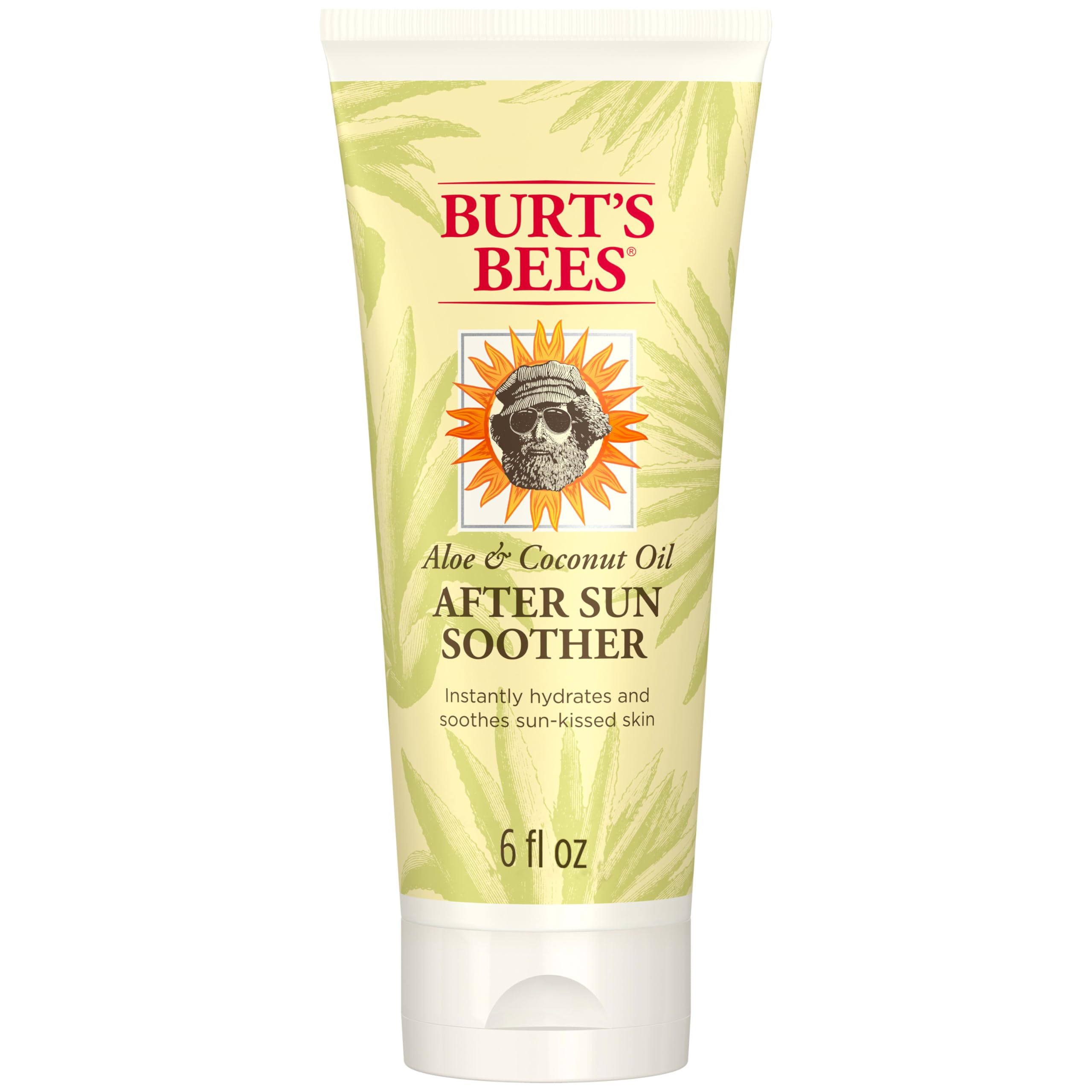 Burt's Bees After Sun Lotion bottle front view for lightweight hydration after sun exposure