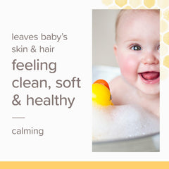 Champú y lavado 2 en 1 de Burt's Bees Baby para baño fácil.