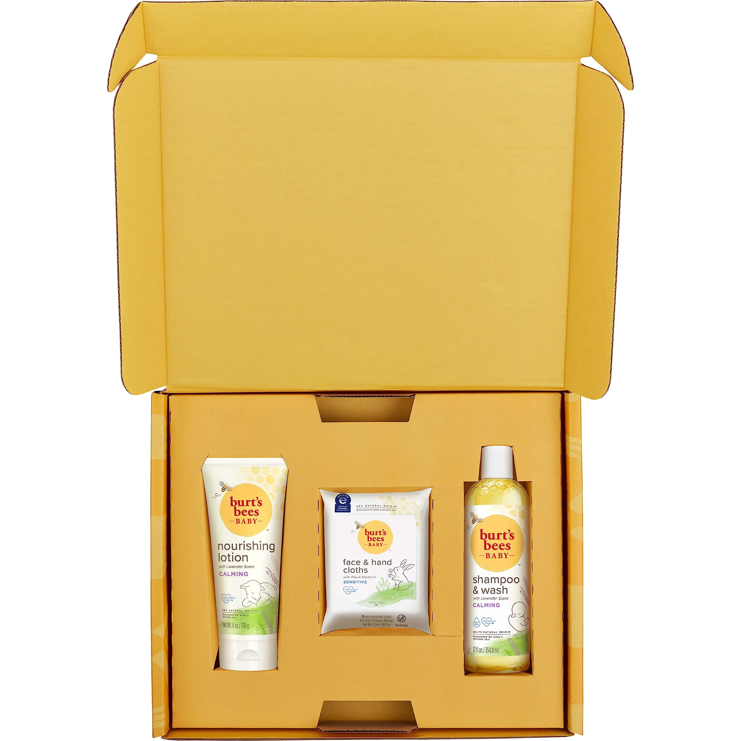 Fórmula sin parabenos ni fragancias sintéticas en Burt's Bees Baby.