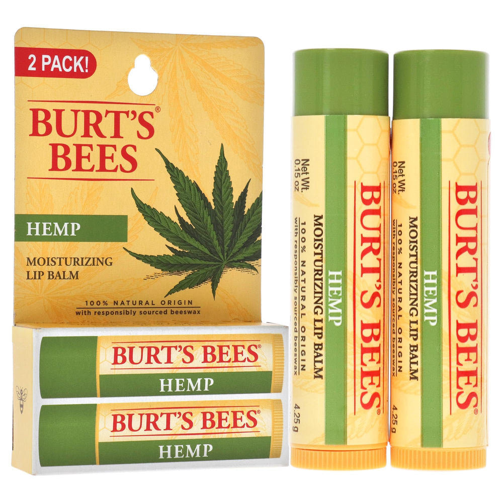 Burt's Bees balsamo labial canamo - cuidado diario sin residuos grasos