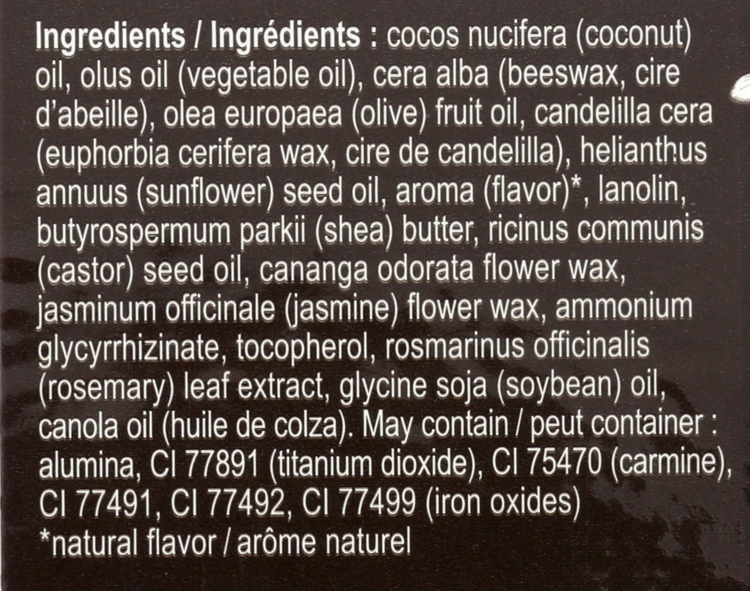 Burt's Bees ceras botánicas para una aplicación suave y cómoda.