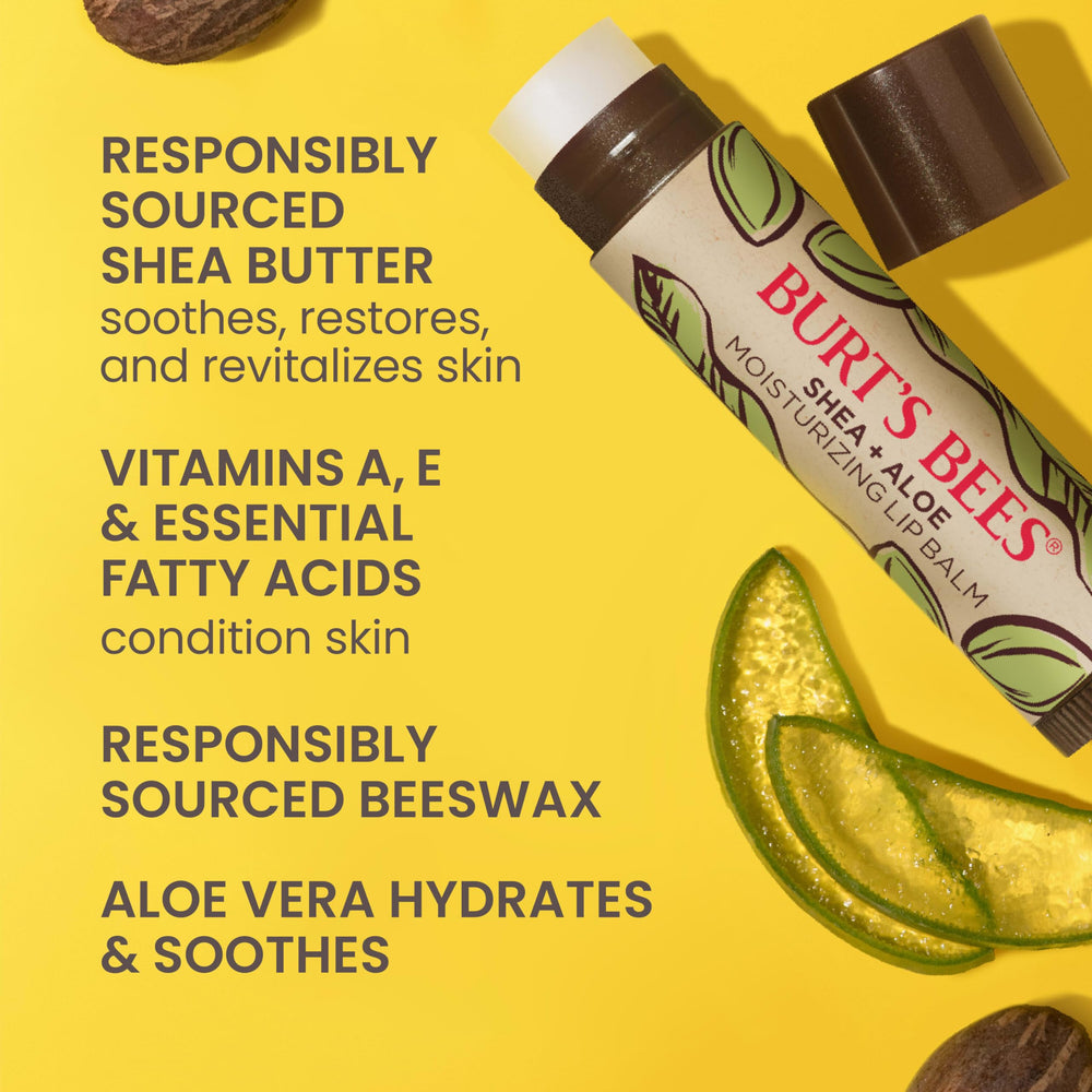 Burt's Bees Balsamo labial hidratacion instantanea para labios secos.