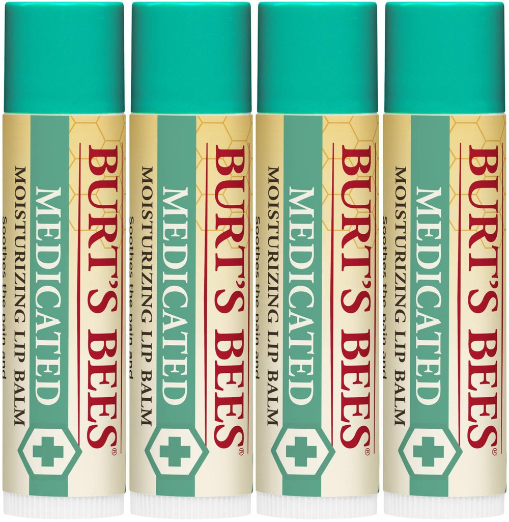 Envase práctico de Burt's Bees para uso rápido en cualquier lugar.