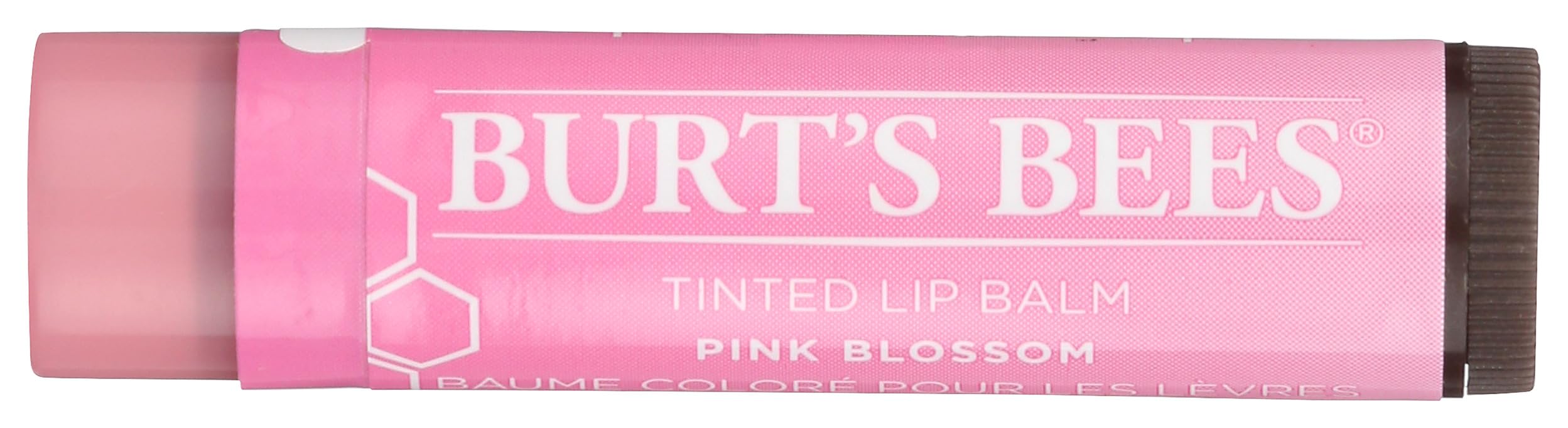 Burt's Bees bálsamo labial tintado Rosa Floral para un aspecto natural.
