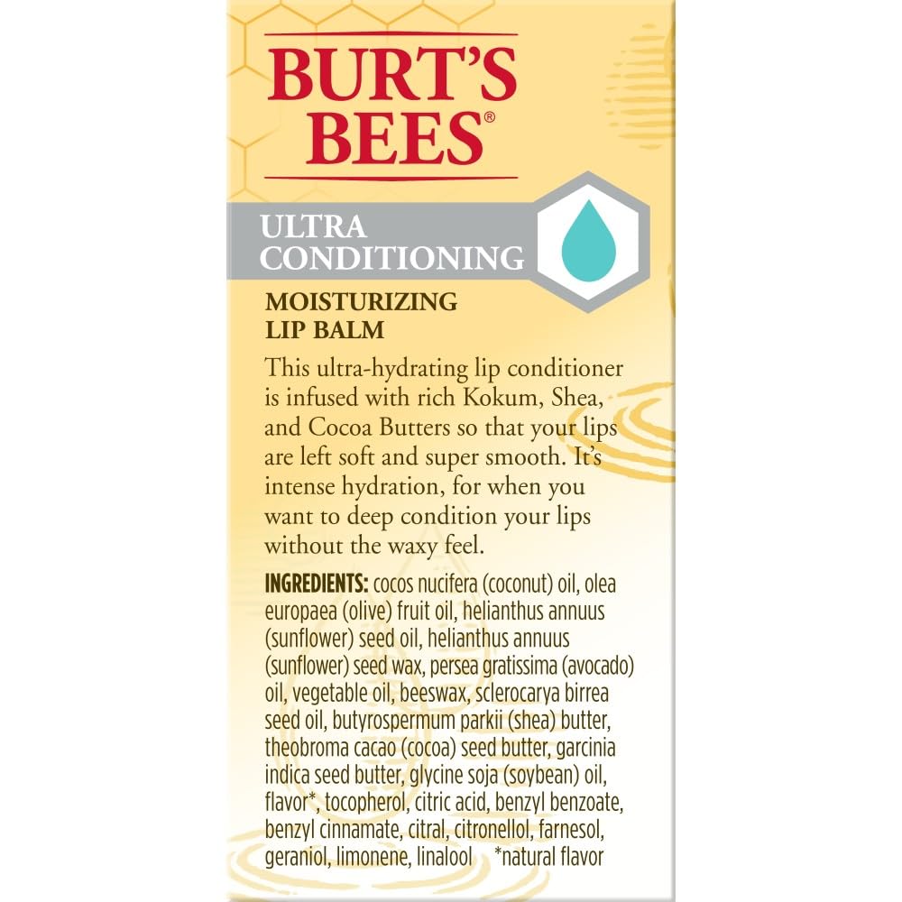 Detalle del aplicador suave del Burt's Bees Ultra Condicionador para labios.