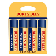 Burt's Bees bálsamo labial vainilla, tubo compacto para hidratación diaria.