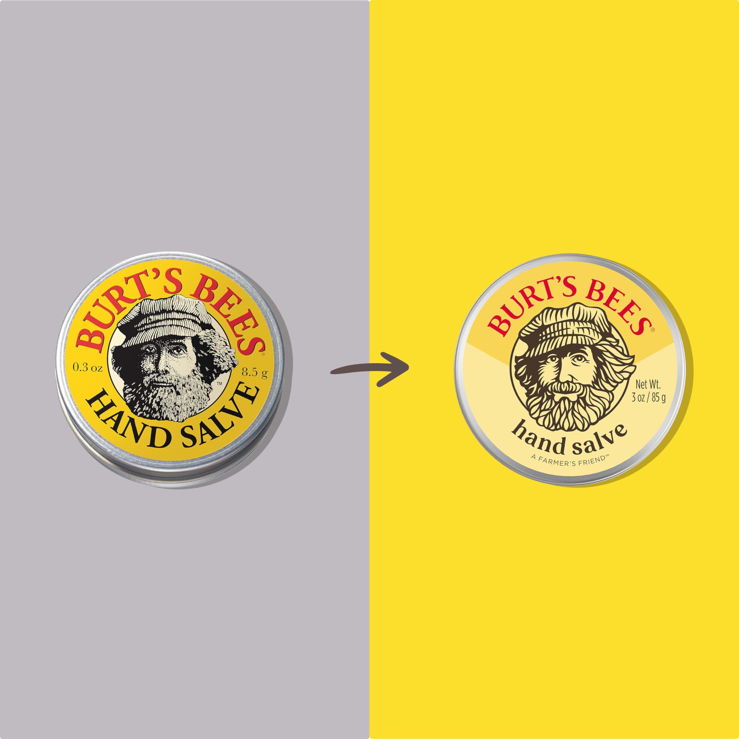 Burt's Bees bálsamo de manos aplicado para suavidad instantánea