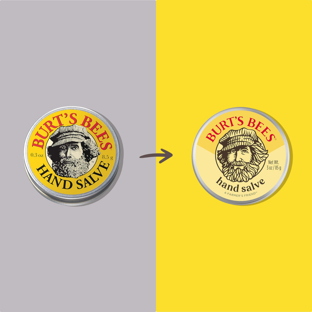 Burt's Bees bálsamo de manos aplicado para suavidad instantánea