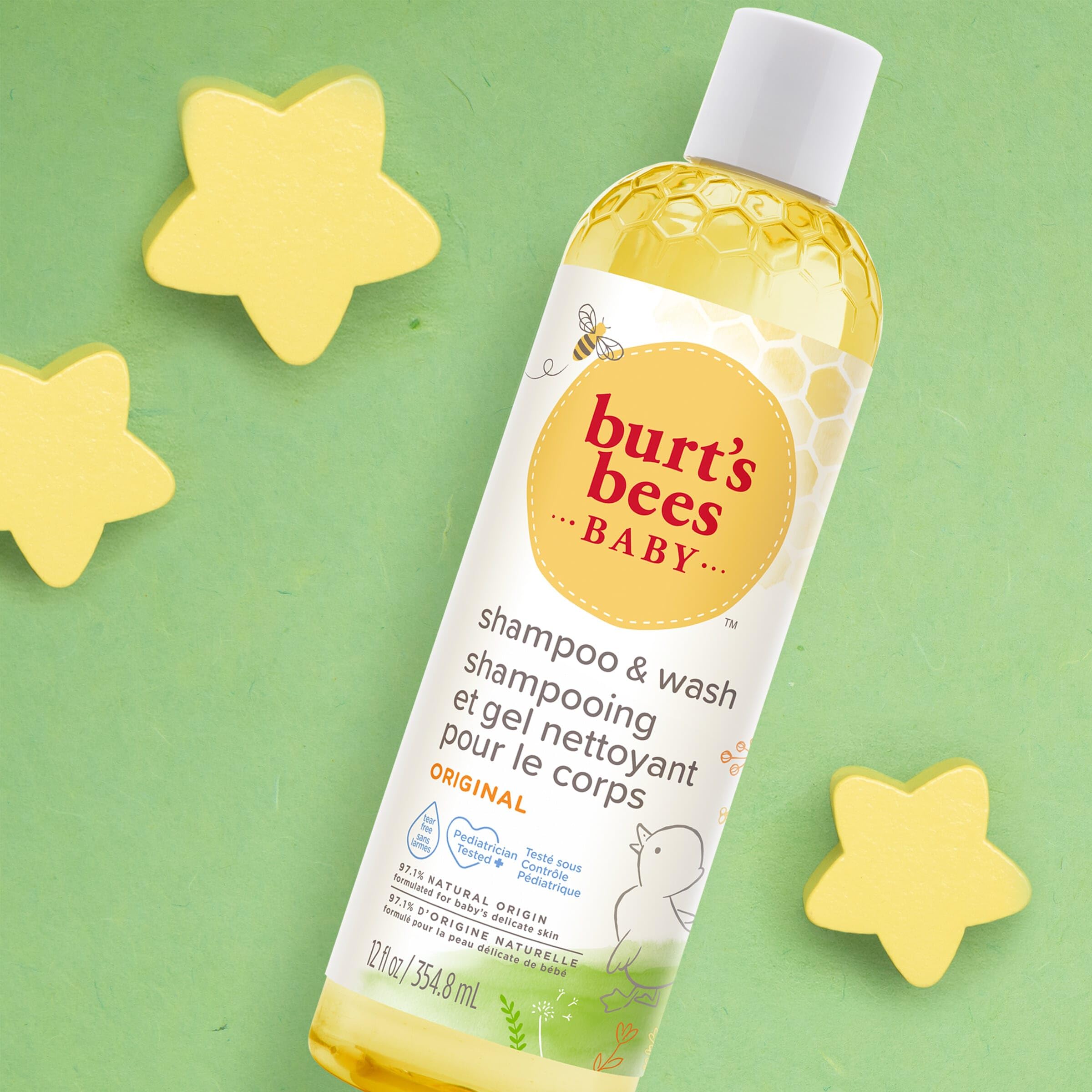Burt's Bees Baby aplicación fácil en mano para baño
