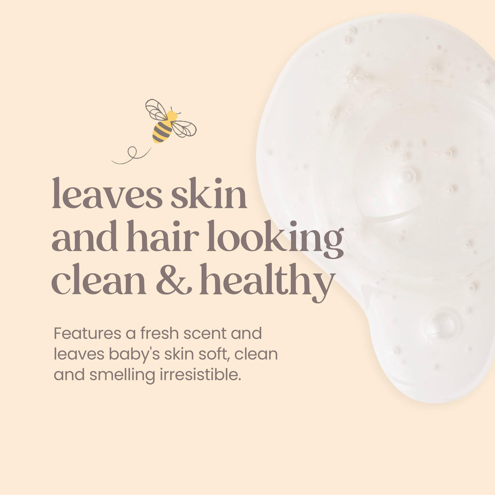 Burt's Bees Baby fórmula natural 98.7% limpia piel y cabello