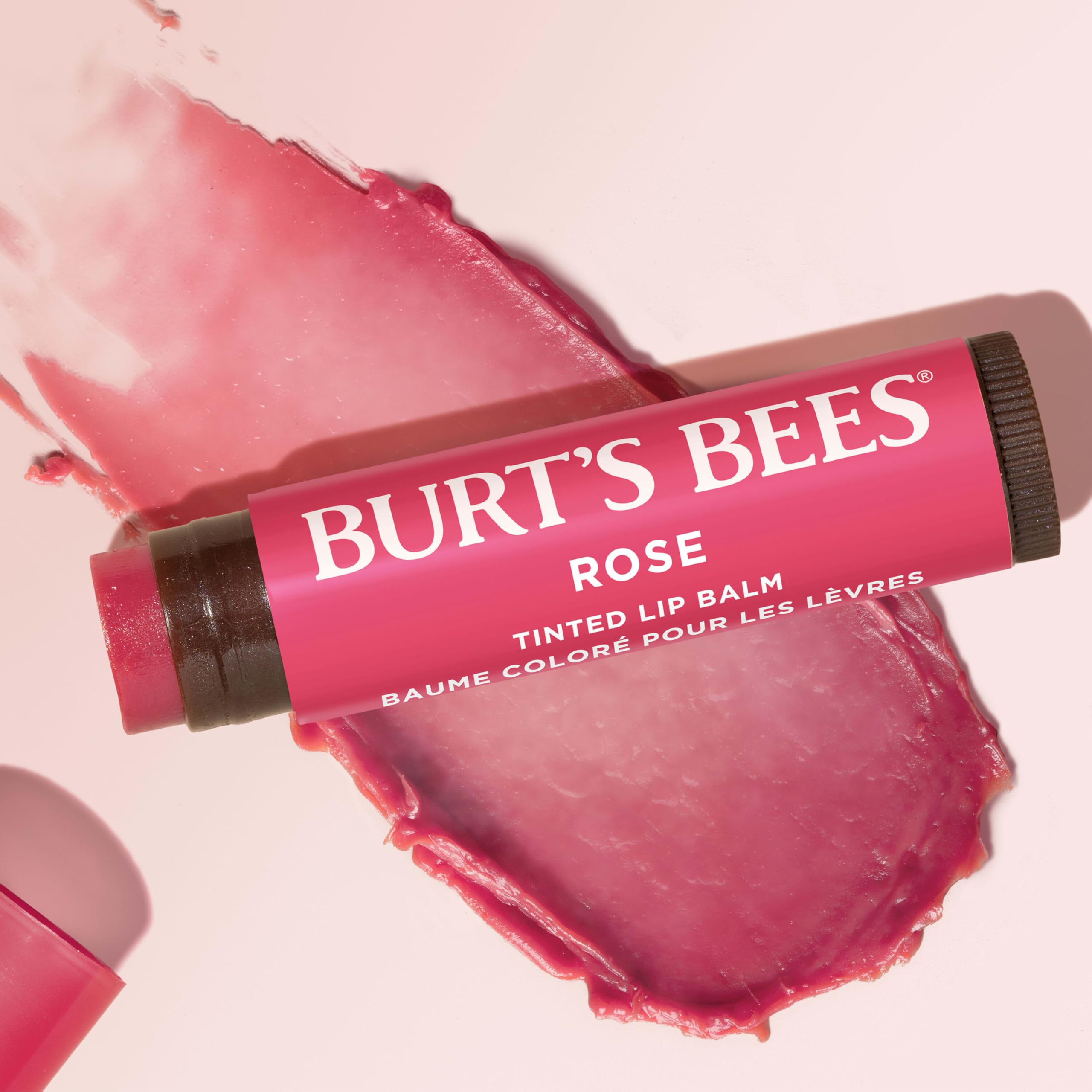 Burt's Bees beeswax and plant oils nurture lips with smooth feel