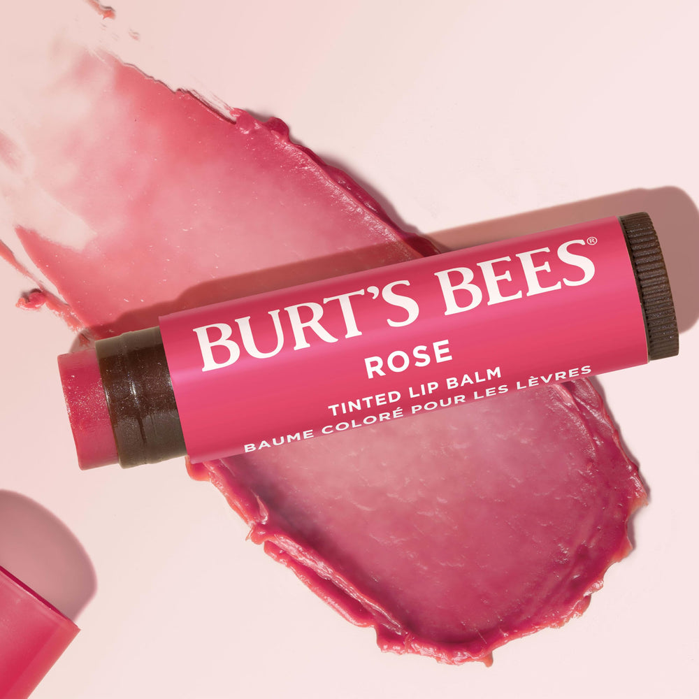Burt's Bees beeswax and plant oils nurture lips with smooth feel