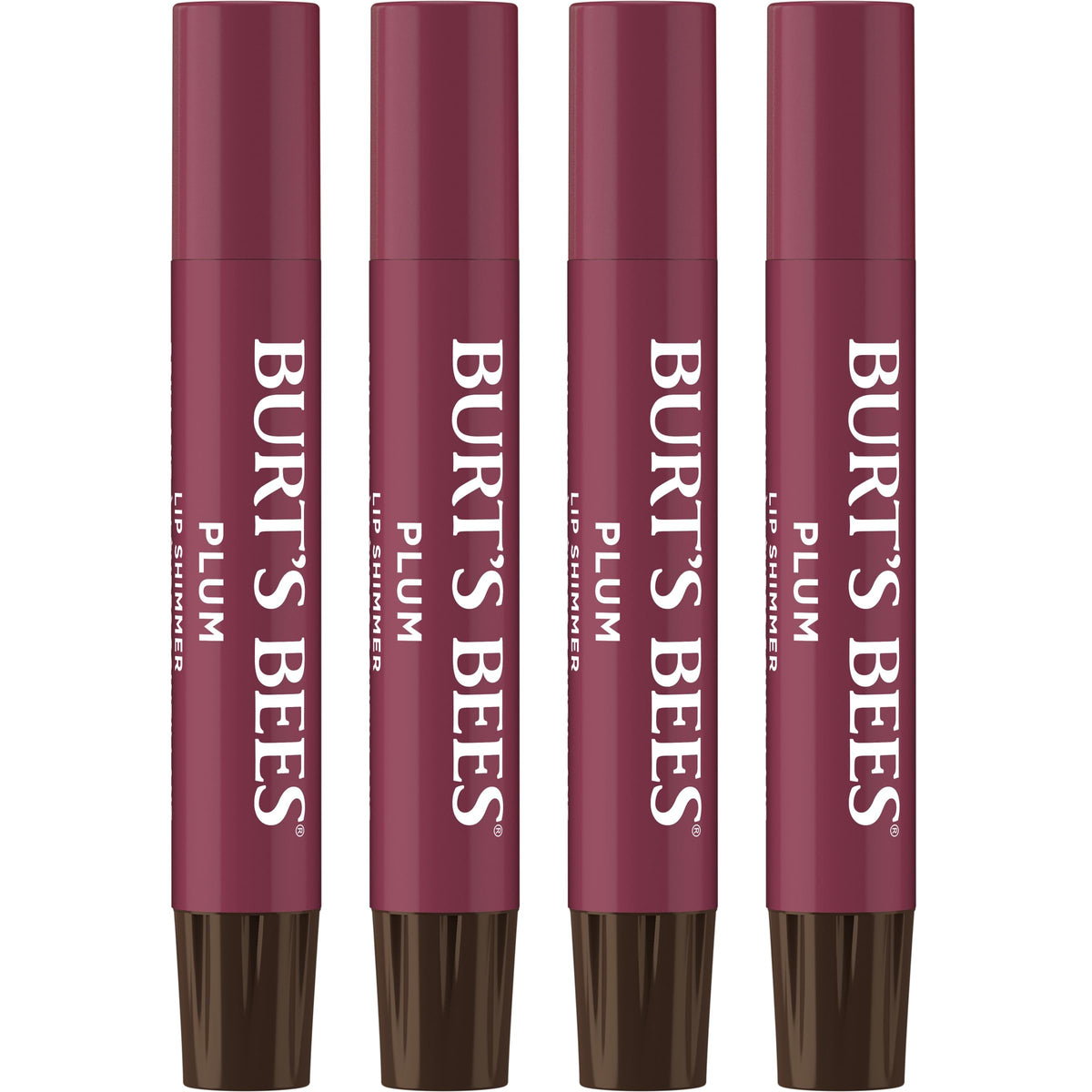 Burt's Bees Brillo labial Ciruela, acabado brillante que realza el color natural.