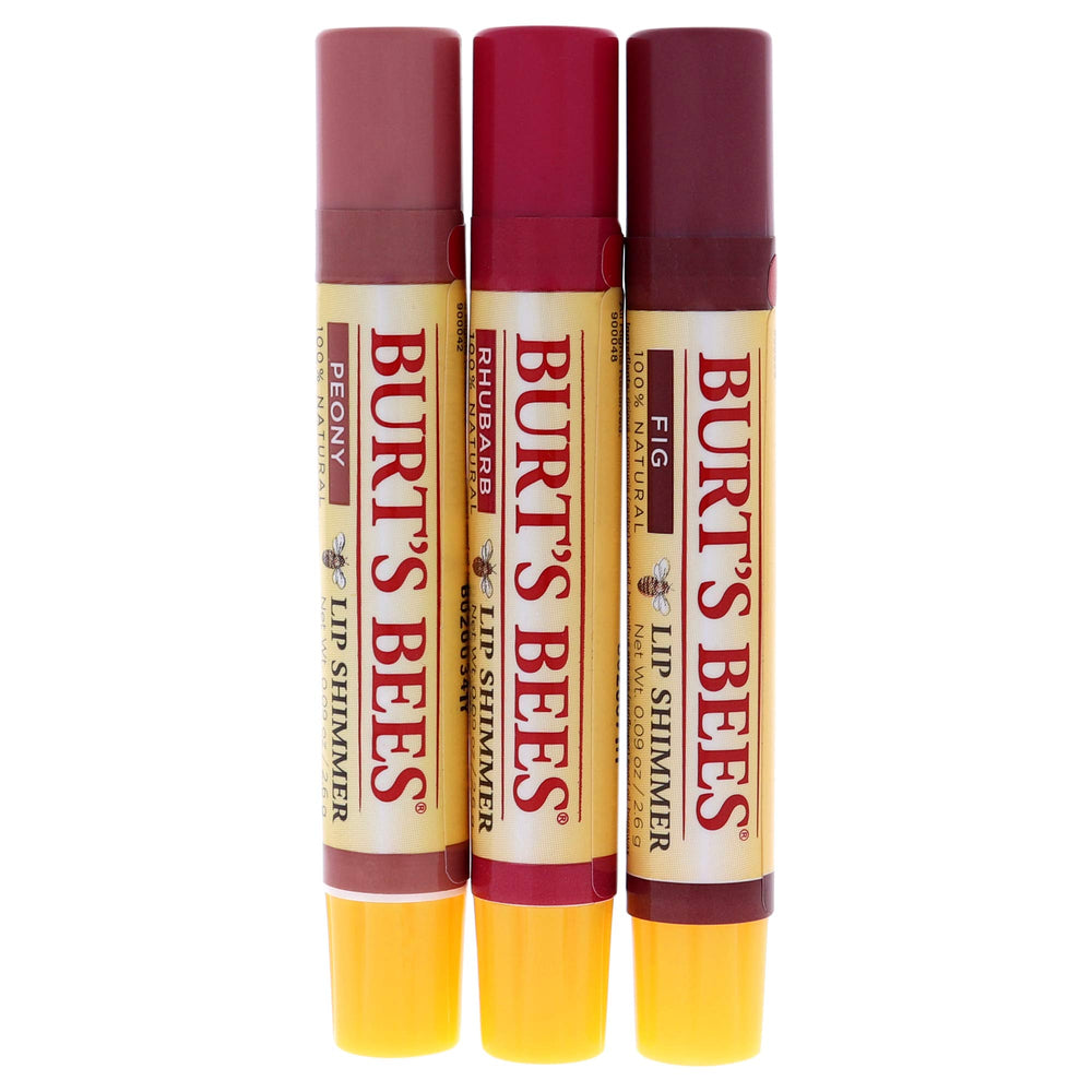 Brillo labial Burt's Bees Ruibarbo: tono cálido e hidratante para uso diario.