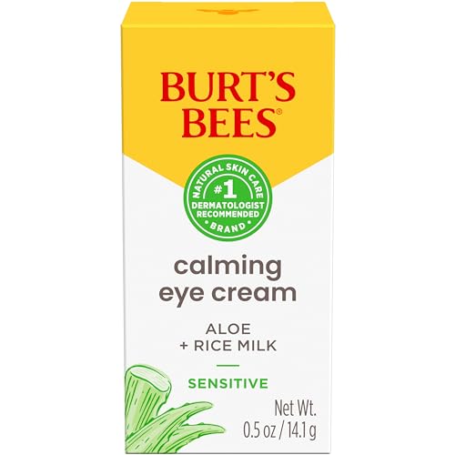 Burt's Bees Calming Eye Cream: textura ligera facilita la aplicación diaria.