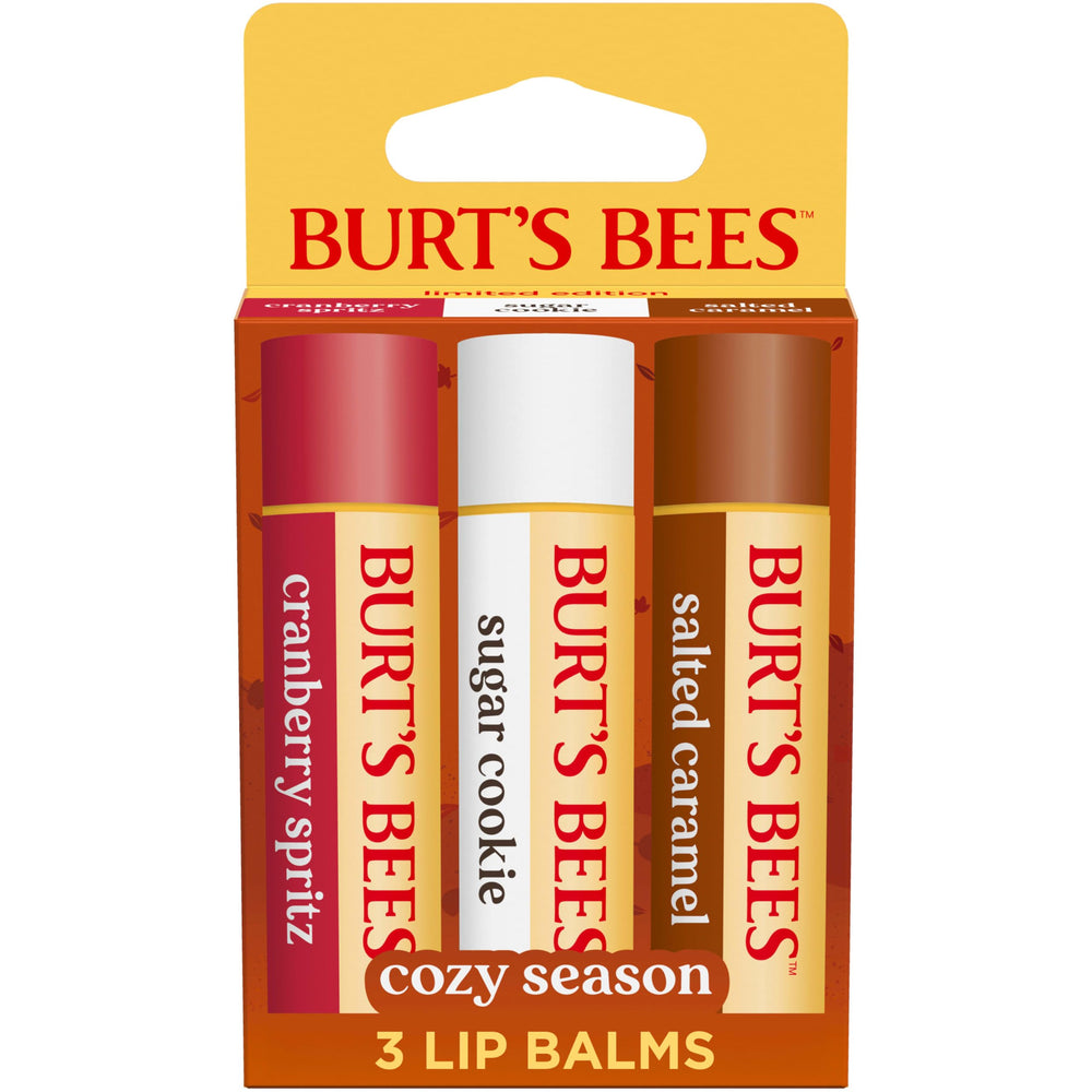 Set Burt's Bees Cozy Season con tres bálsamos para regalo y cuidado diario