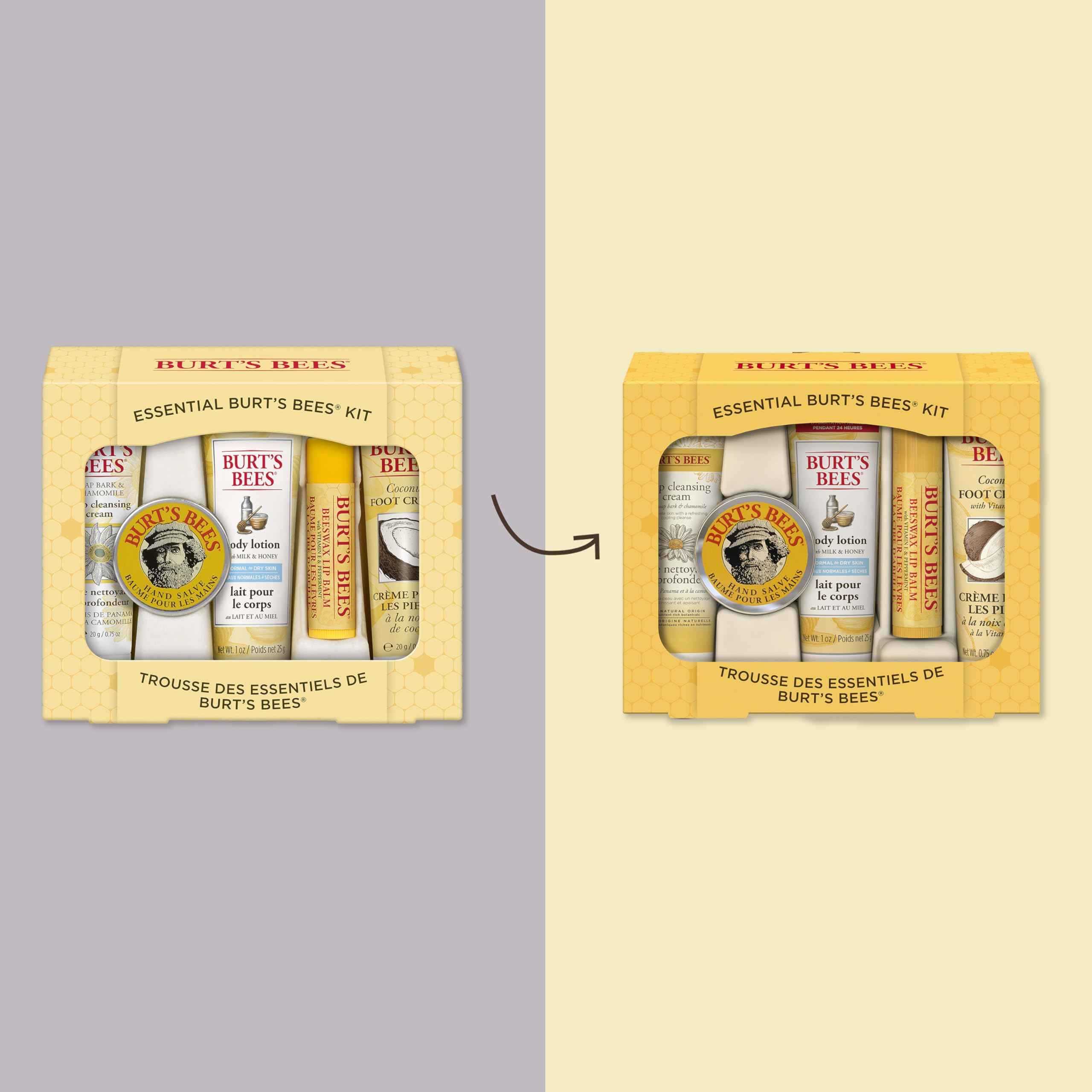 Crema limpieza profunda de Burt's Bees, textura cremosa para rostro.