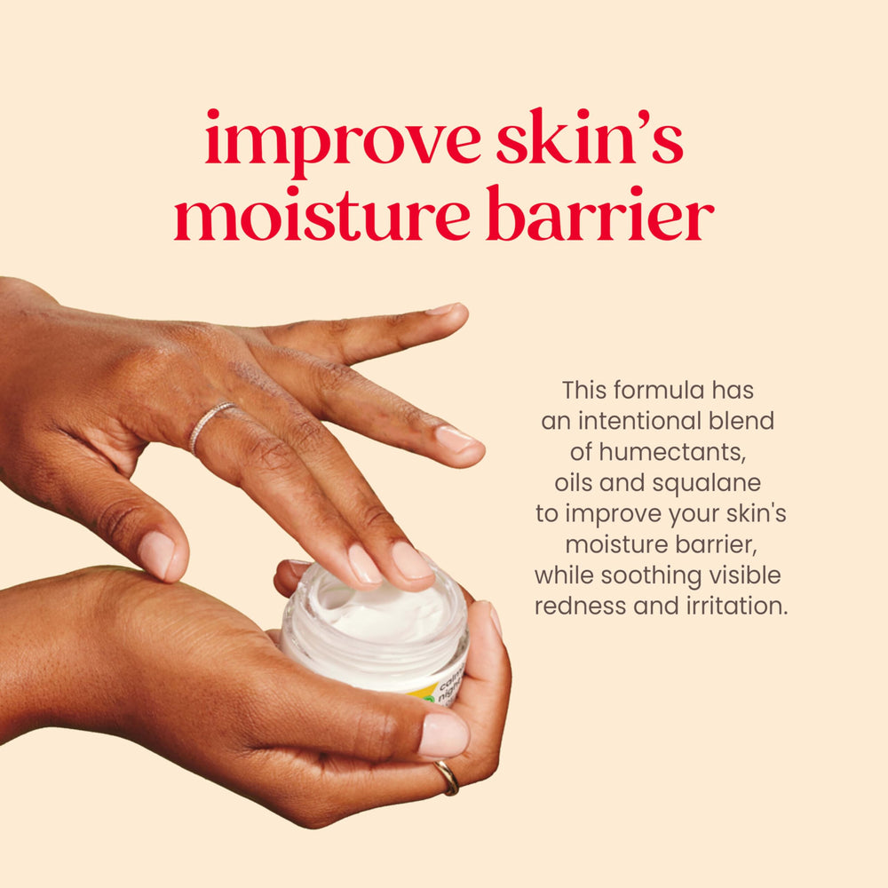 Burt's Bees crema nocturna textura cremosa para uso nocturno