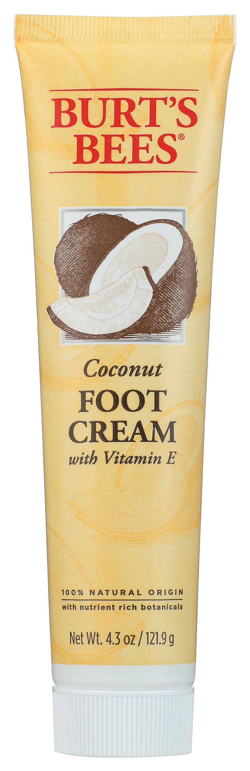 Burt's Bees crema de pies con aceite de coco para hidratación profunda.