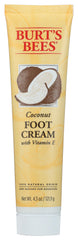 Burt's Bees crema de pies con aceite de coco para hidratación profunda.