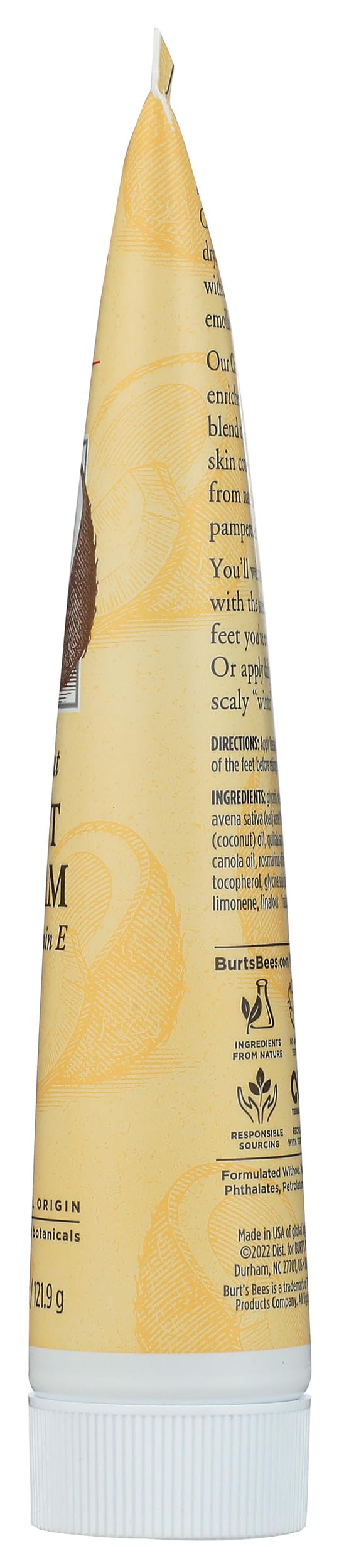 Ingredientes naturales de Burt's Bees: coco, lanolina y glicerina vegetal.