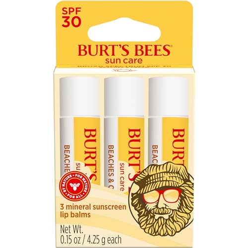 Burt’s Bees Beaches and Cream; cuidado labial de origen natural para uso diario.