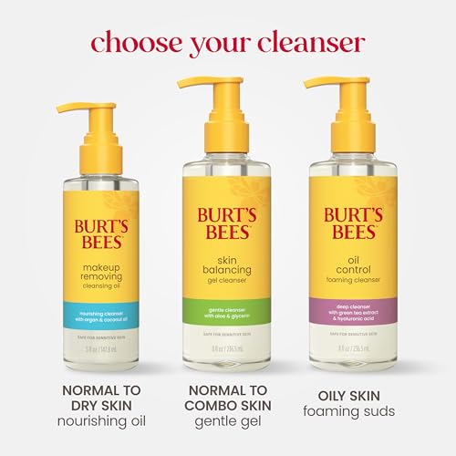 Burt's Bees Desmaquillante aceite recomendado por dermatólogos, experiencia natural suave.
