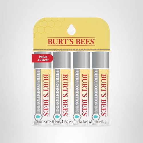 Burt's Bees Envase práctico de cuidado labial natural.