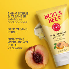 Burt's Bees exfoliante profundo de poros, purifica con corteza de sauce.
