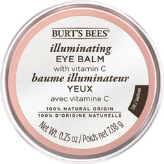 Burt's Bees Eye Balm Illuminating being applied beneath the eyes for a brightened appearance