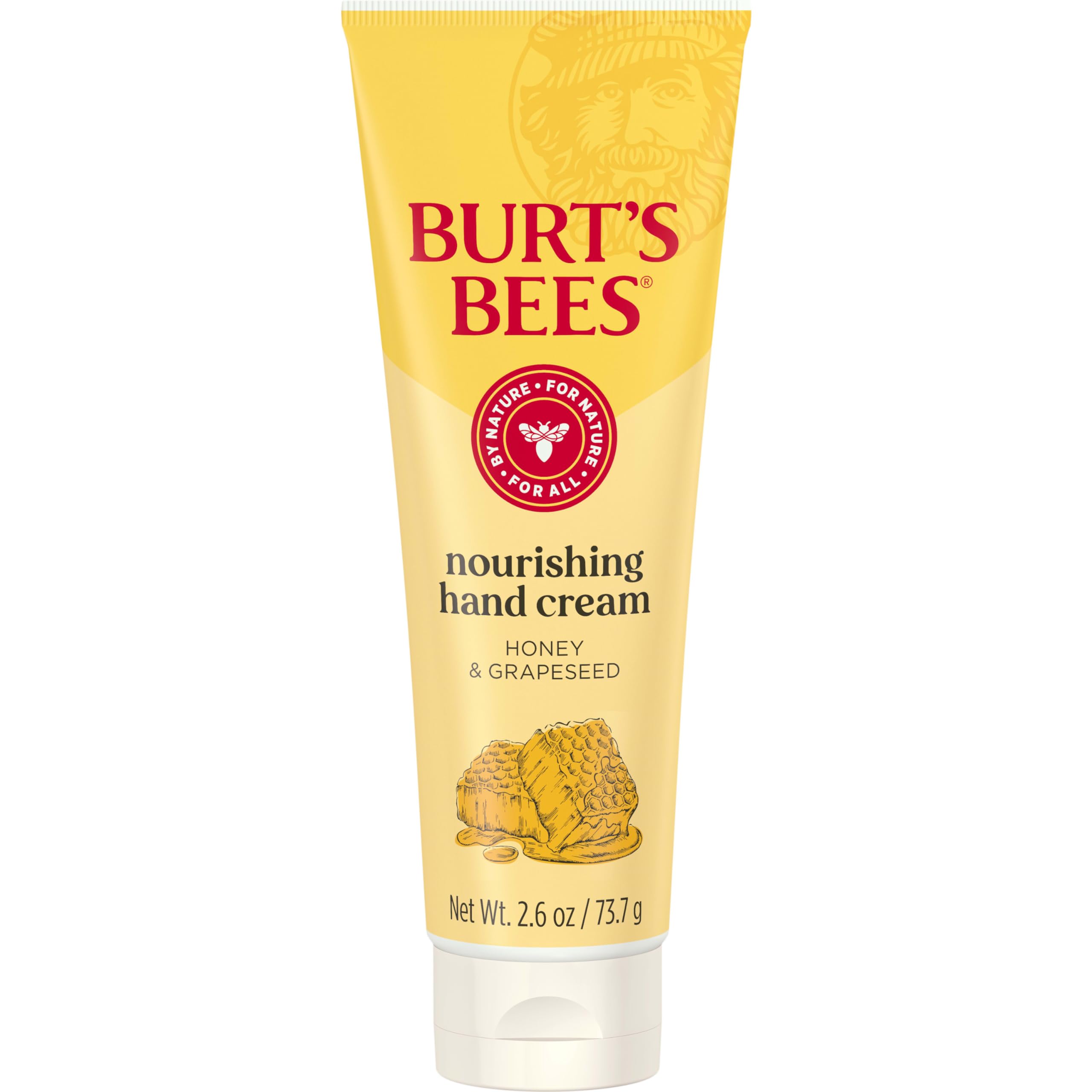 Burt's Bees hand cream is free from parabens phthalates and petrolatum for cleaner hand care.