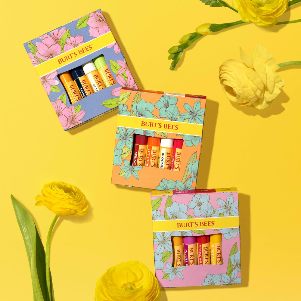 Fragancia fresca del Burt's Bees Just Picked Lip Balm Set, experiencia de cuidado agradable.