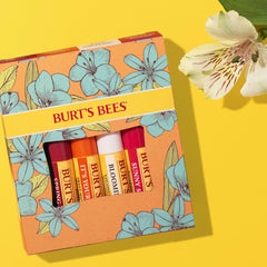 Burt's Bees Just Picked Lip Balm Set sabor Mandarina Dulce, formato de viaje.