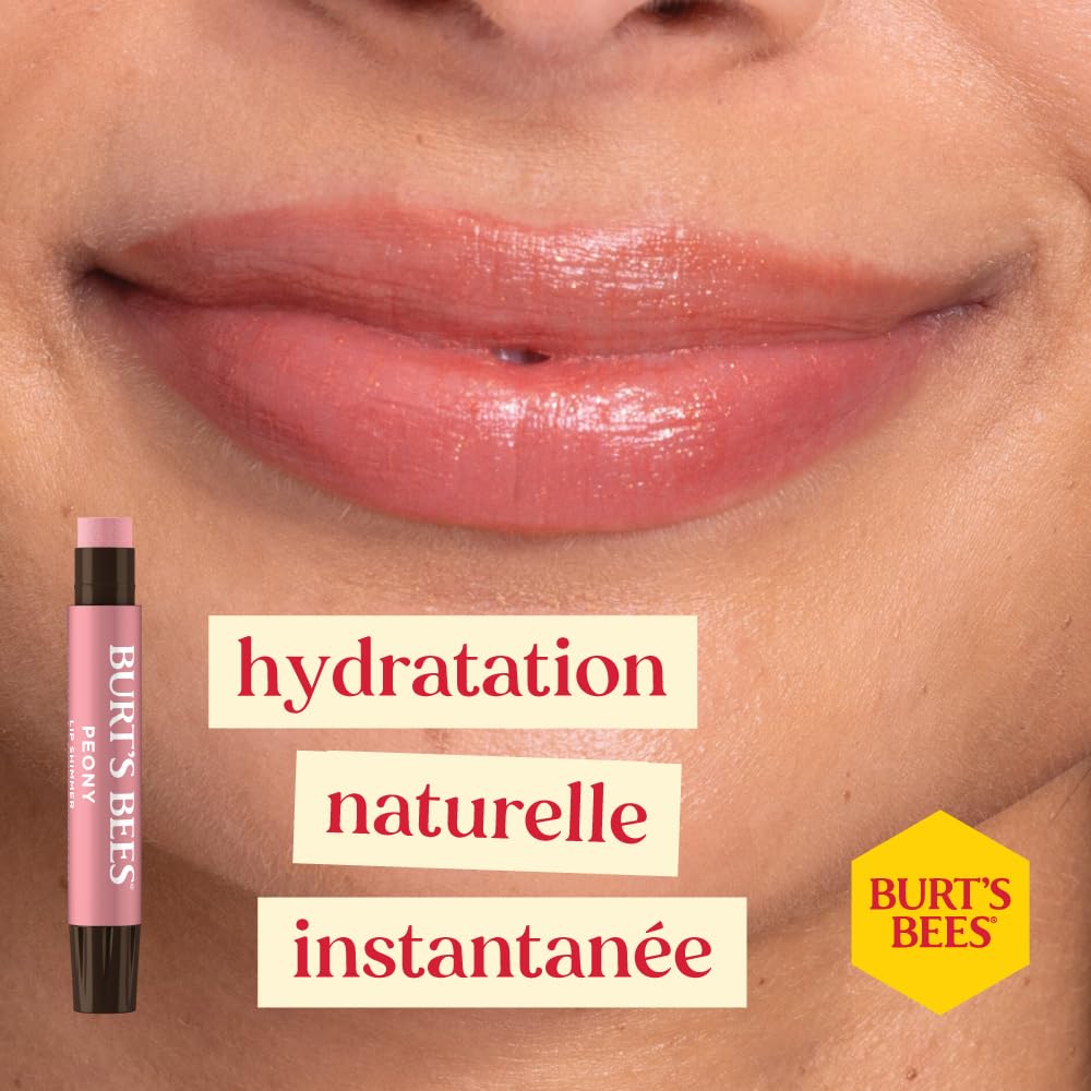 Burts Bees Kissable Color Warm Gift Set shades guide card helps coordinating looks.