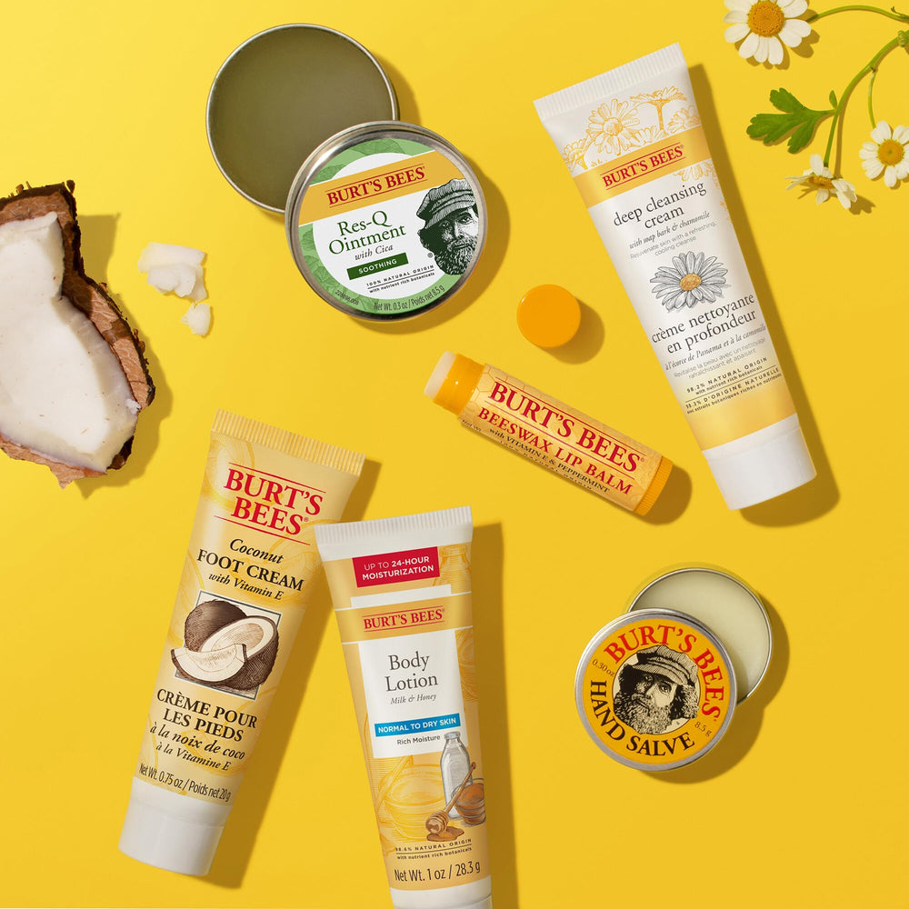 Burt's Bees kit miniaturas atemporales: loción leche y miel para piel suave.