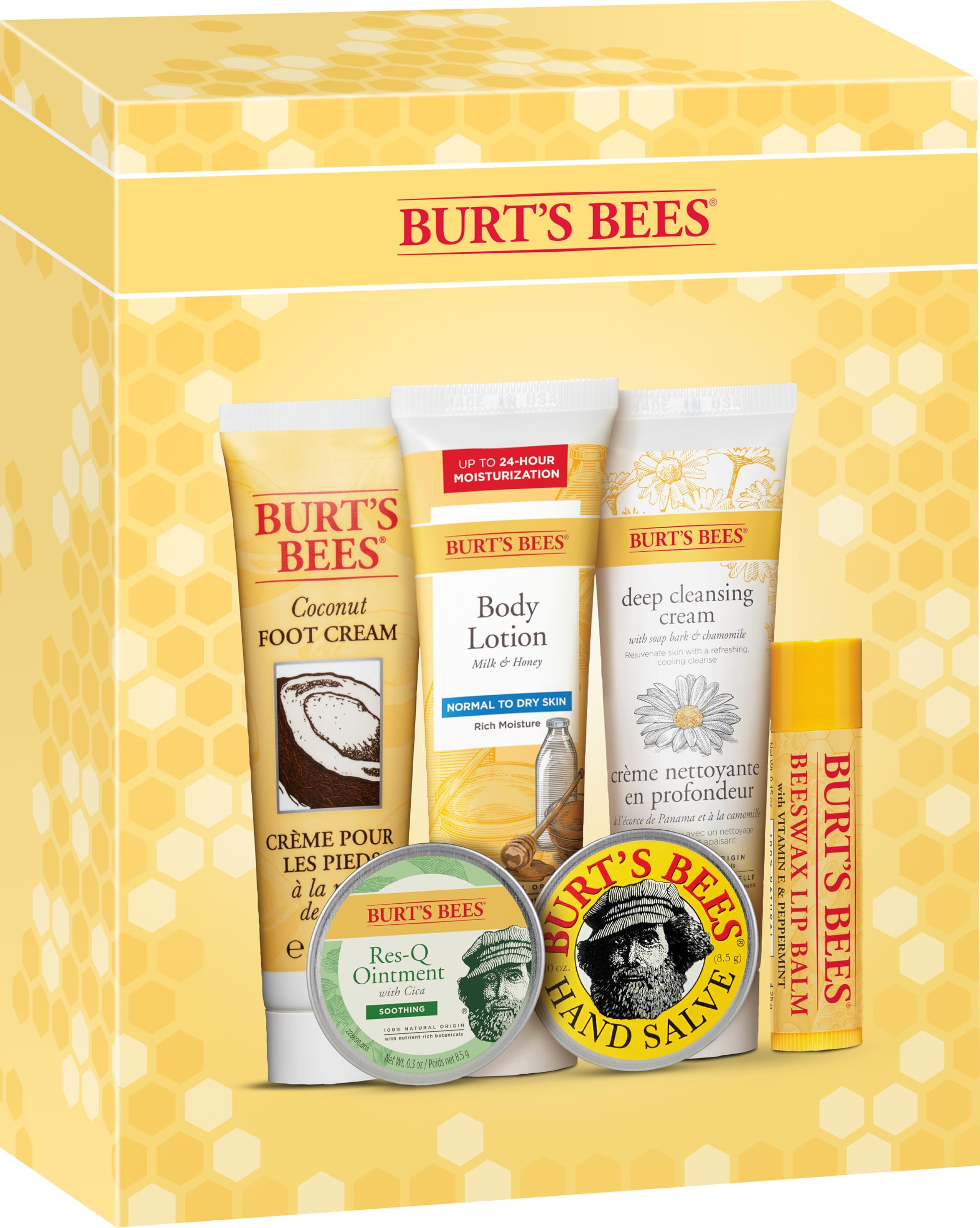 Burt's Bees kit miniaturas atemporales: presentación de regalo para explorar el cuidado natural.