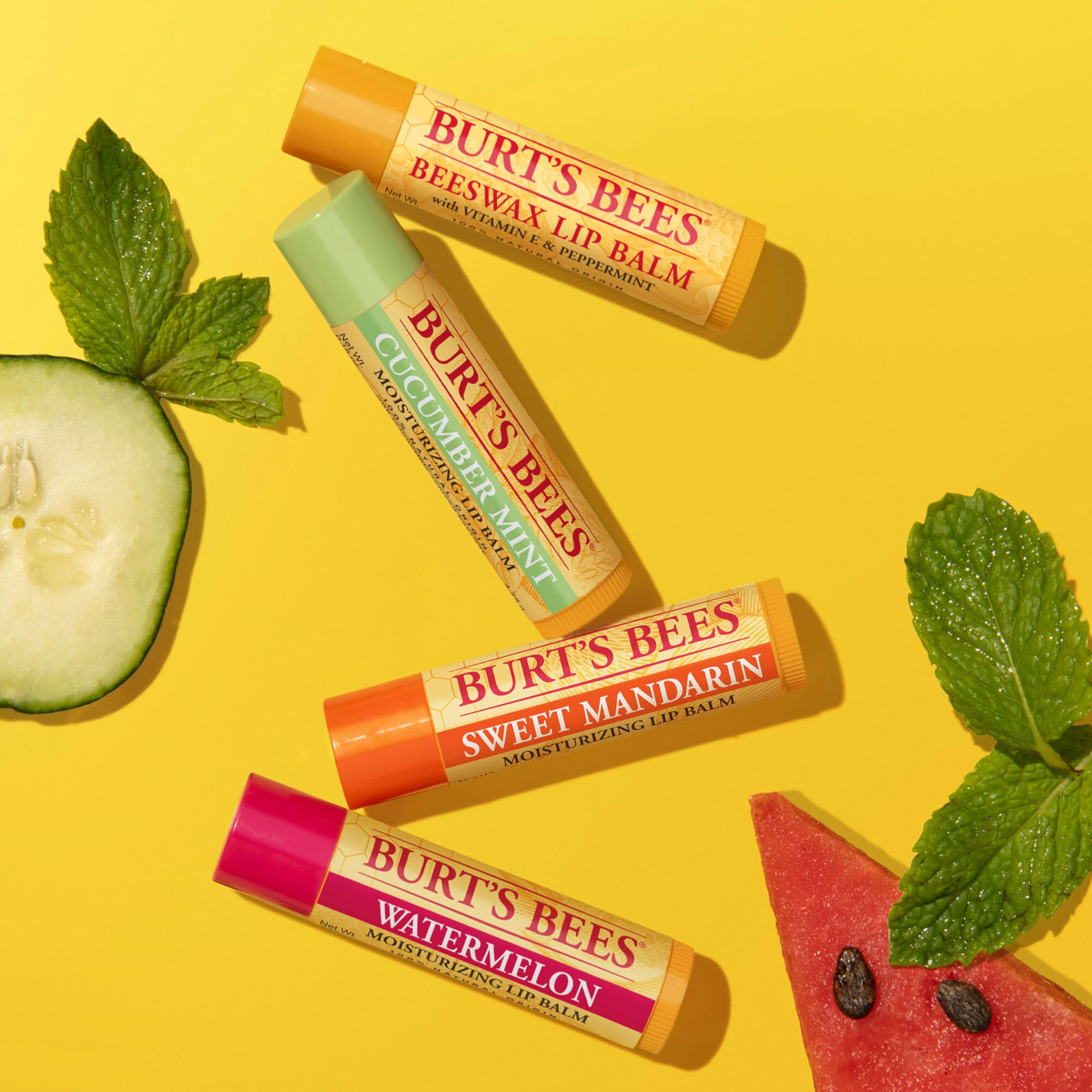 Burts Bees Lip Balm acabado mate para un look natural sin color