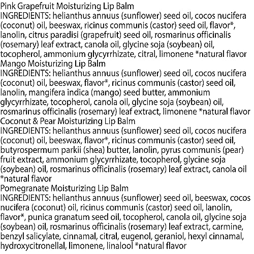 Burt's Bees Lip Balm Cosmética Natural: ingredientes naturales para el cuidado diario.