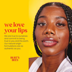 Burt's Bees lip balm delivers a minty finish and hydrated lips.