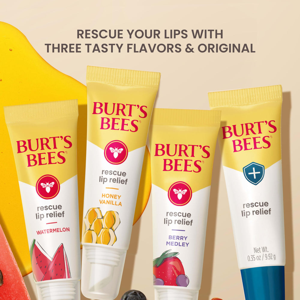 Lip balm being applied on the go