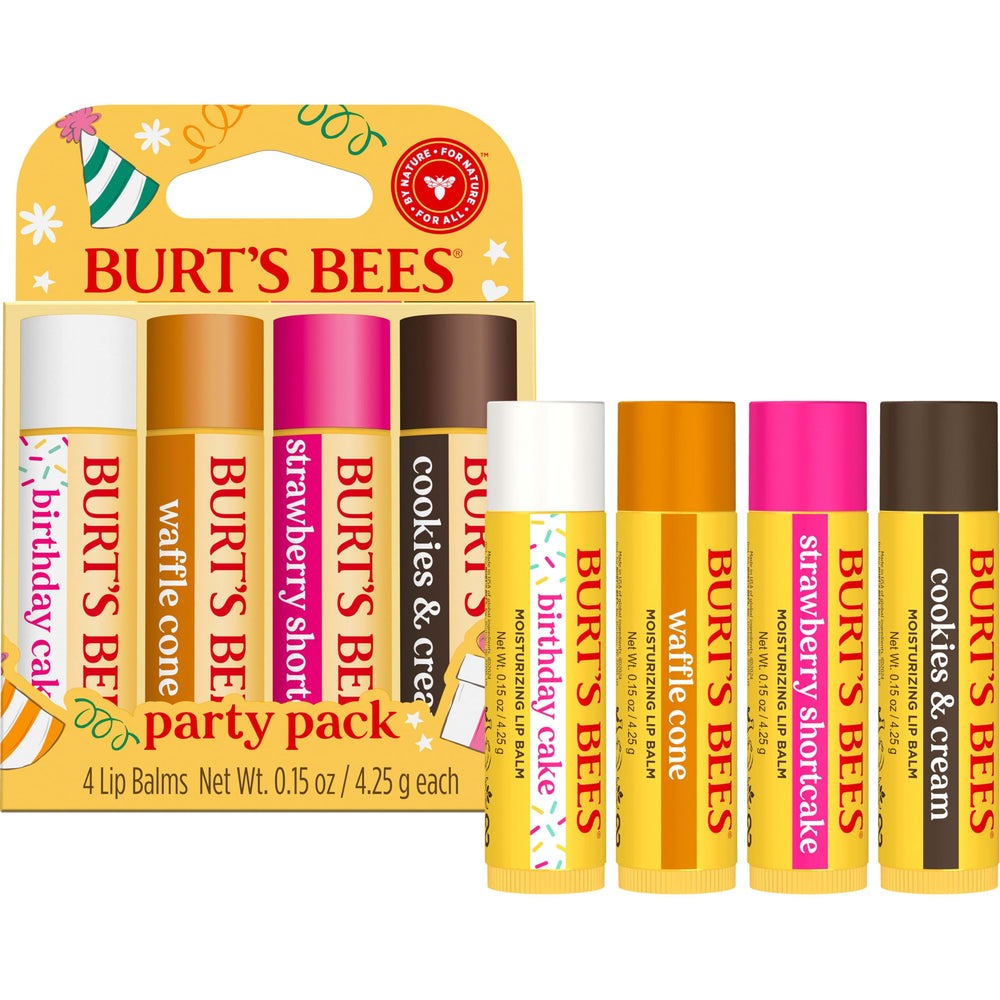 Matte finish lip balm with Burt's Bees natural origin formula