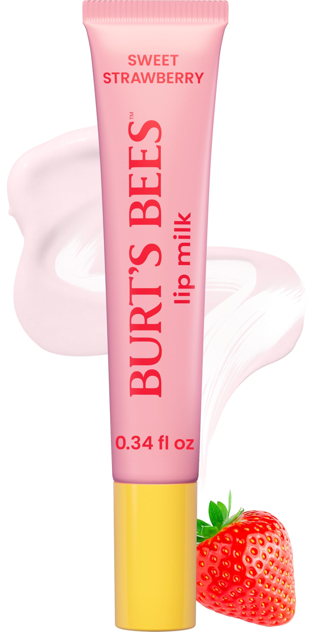 Burt’s Bees Lip Milk, bote hidratante con sabor a fresa.